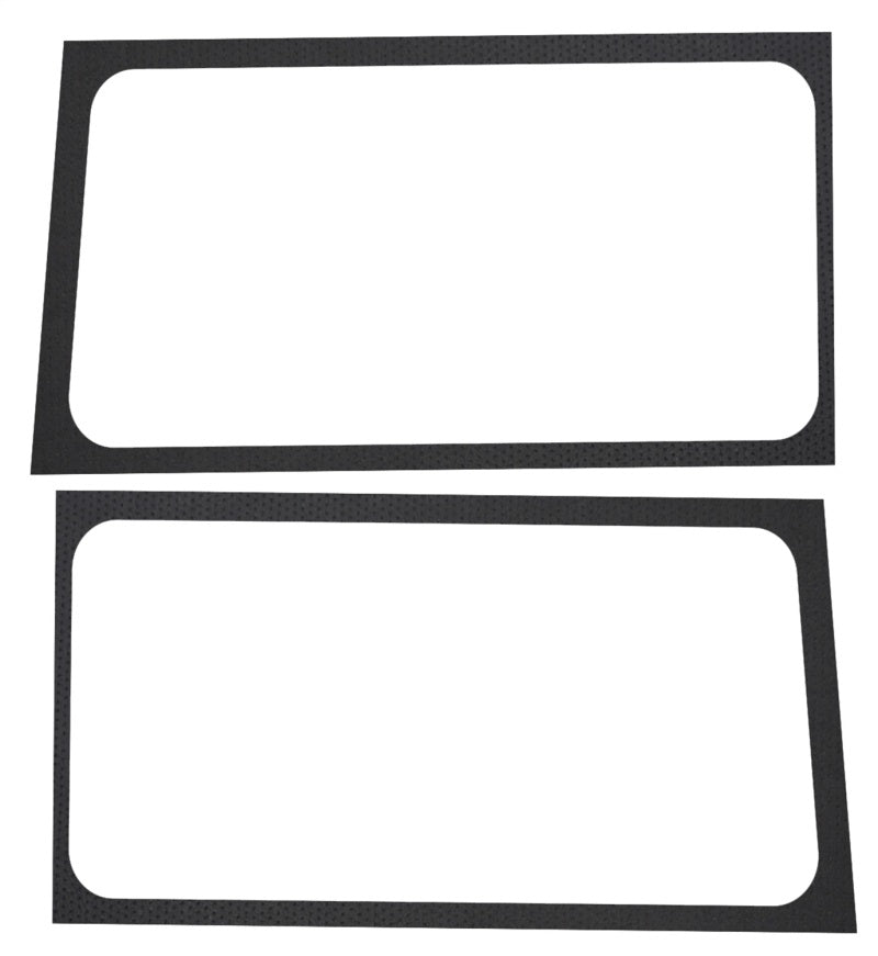 DEI 2019+ Jeep Wrangler JL 2DR Leather Look Side Window Kit - Black