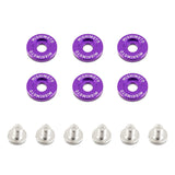 Mishimoto Small Fender Washer Kit (6pcs) - Purple