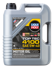 LIQUI MOLY 5L Top Tec 4100 Motor Oil 5W-40