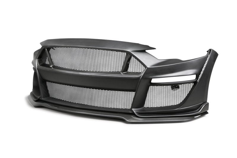Anderson Composites 18-20 Ford Mustang GT Type-ST Front Bumper w/CF Grille/Lip (2 Piece)