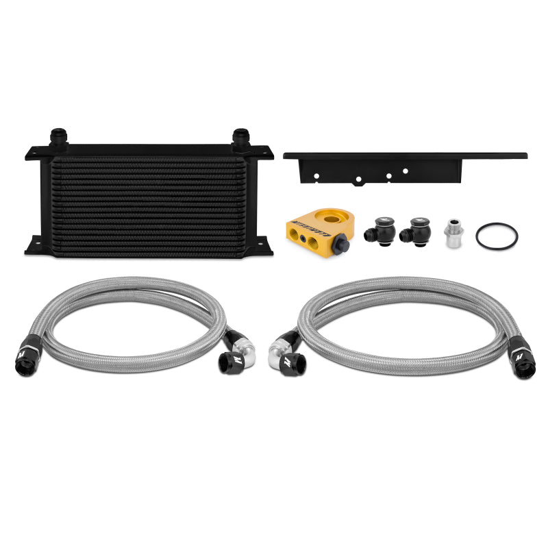 Mishimoto 03-09 Nissan 350Z / 03-07 Infiniti G35 (Coupe Only) Oil Cooler Kit - Thermostatic Black