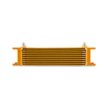 Load image into Gallery viewer, Mishimoto Universal -6AN 10 Row Oil Cooler - Gold