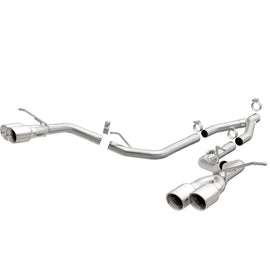 MagnaFlow Cat-Back SS 2.5in Quad Split Rear Exit 4in Tips 14-16 Jeep Grand Cherokee 3.0L Diesel