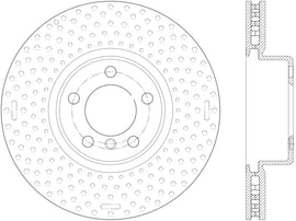 Stoptech 12-16 BMW 328i Cryostop Premium Front Brake Rotor