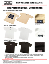 Load image into Gallery viewer, HKS Get Boost T-SHIRT L/SAND BEIGE