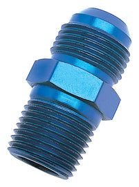 Russell Performance -4 AN to 3/8in NPT Straight Flare to Pipe (Blue)