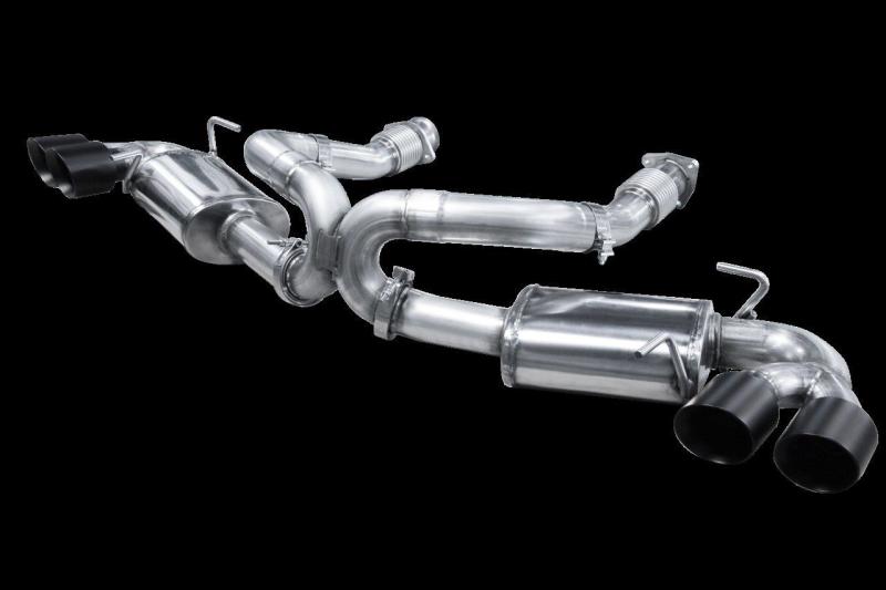 ARH 2020+ Chevy Corvette C8 3in Catback Exhaust System w/ Black Tips