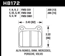 Load image into Gallery viewer, Hawk 69-77 Porsche 911 Blue 42 Front/Rear Brake Pads
