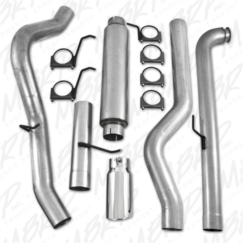 MBRP 2001-2007 Chev/GMC 2500/3500 Duramax EC/CC Down Pipe Back Single Side Off-Road (includes fro