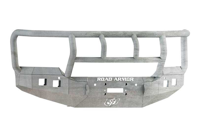 Road Armor 15-19 GMC 2500 Stealth Front Winch Bumper w/Titan II Guard - Raw