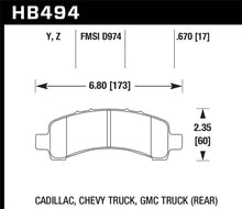 Load image into Gallery viewer, Hawk 03-10 Chevy Express / GMC Savana (Various Models) Performance Ceramic Street Rear Brake Pads