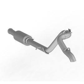 MBRP 2018 Jeep Wrangler JL 2.5in Single Rear Exit Cat Back Exhaust - T304