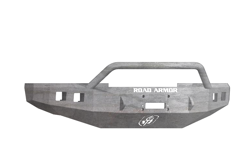 Road Armor 17-20 Ford F-250 Stealth Front Winch Bumper w/Pre-Runner Guard - Raw