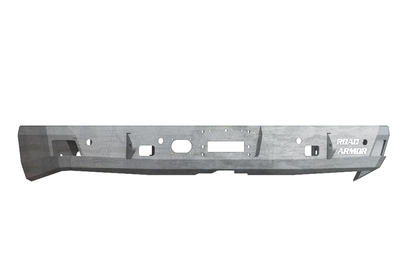 Road Armor 10-18 Ram 2500 Stealth Rear Winch Bumper - Raw (WARN M8000 Only)