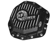 Load image into Gallery viewer, aFe Power Rear Diff Cover Black w/Machined Fins 17 Ford F-350/F-450 6.7L (td) Dana M300-14 (Dually)