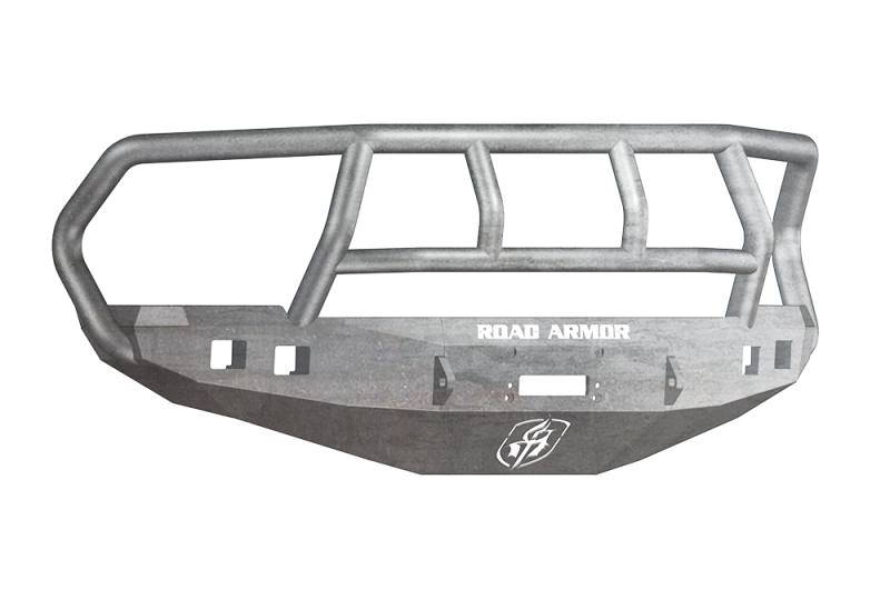 Road Armor 10-18 Ram 2500 Stealth Front Winch Bumper w/Titan II Guard - Raw