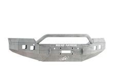 Load image into Gallery viewer, Road Armor 15-19 GMC 2500 Stealth Front Winch Bumper w/Pre-Runner Guard - Raw