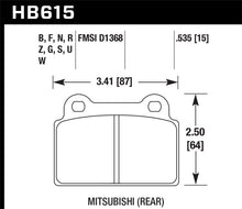 Load image into Gallery viewer, Hawk EVO X Performance Ceramic Street Rear Brake Pads