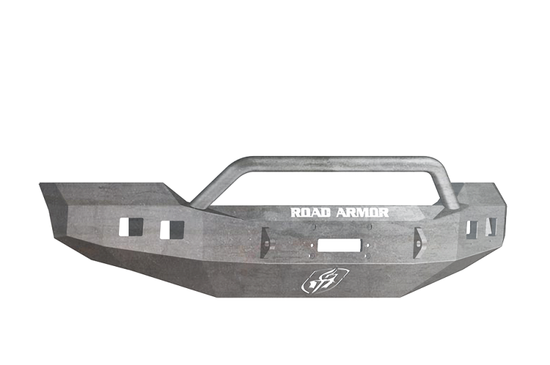 Road Armor 11-16 Ford F-250 Stealth Front Winch Bumper w/Pre-Runner Guard - Raw