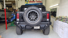 Load image into Gallery viewer, Road Armor 03-09 Hummer H2 Dakar Rear Non-Winch Bumper w/Tire Carrier - Raw