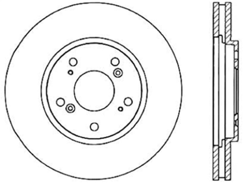 StopTech 91-96 Acura NSX Cryo-Stop Rear Premium Rotor