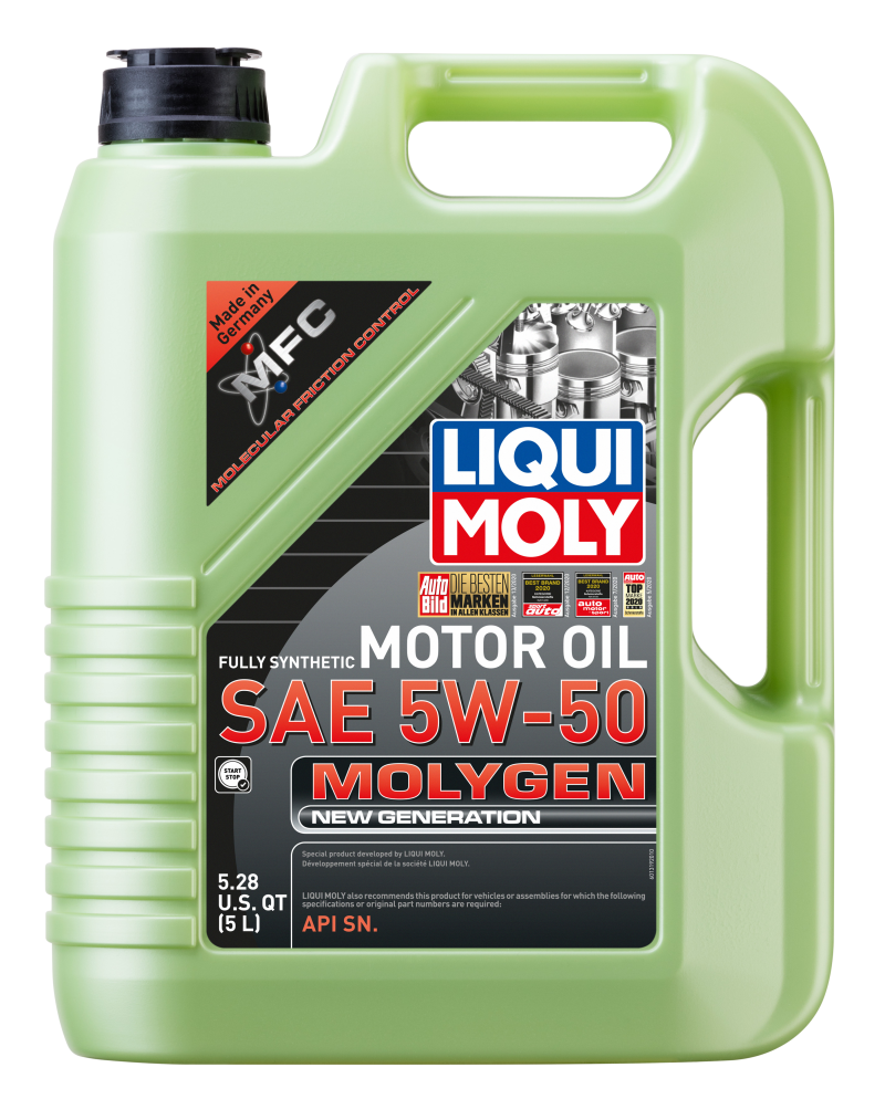 LIQUI MOLY 5L Molygen New Generation Motor Oil 5W-50