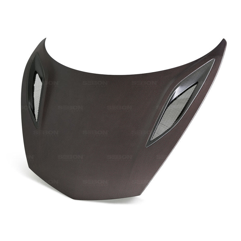 Seibon 17-18 Acura NSX OEM-style RED Weave Dry Carbon Hood