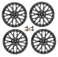 Load image into Gallery viewer, Ford Racing 15-16 Mustang GT 19X9 and 19X9.5 Wheel Set with TPMS Kit - Matte Black
