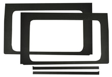 Load image into Gallery viewer, DEI 2018-Up Jeep Wrangler JL 4-Door Leather Look Rear Side Window Trim Kit 4-pc - Black