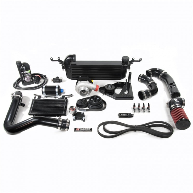 KraftWerks 06-13 Mazda Miata NC 2.0L Supercharger Kit Header & Exhaust - Black Series *No Tune*