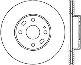 Centric 94-05 Mazda Miata MX-5 (Normal Suspension) Front CryoStop Rotor