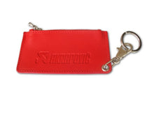 Load image into Gallery viewer, Akrapovic Leather Zip Keychain - red
