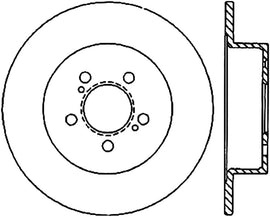 Stoptech 06-08 Subaru Legacy Wagon/Sedan 2.5i Rear Cryo Performance Rotor