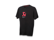 Load image into Gallery viewer, Akrapovic Mens Logo Black T-Shirt - Small