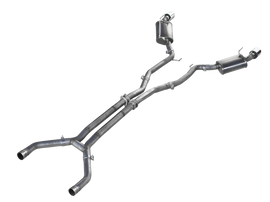 ARH 2010+ Chevrolet Camaro V6 3in x 3in Full Catback w/ Polished SS Tips