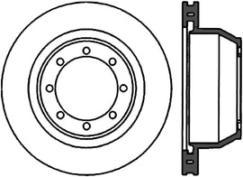 Stoptech 99-04 Ford F-350 Rear Premium Cryostop Brake Rotor