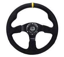 Load image into Gallery viewer, NRG Reinforced Steering Wheel (320mm) Alcantara Steering Wheel w/ Black Stitching