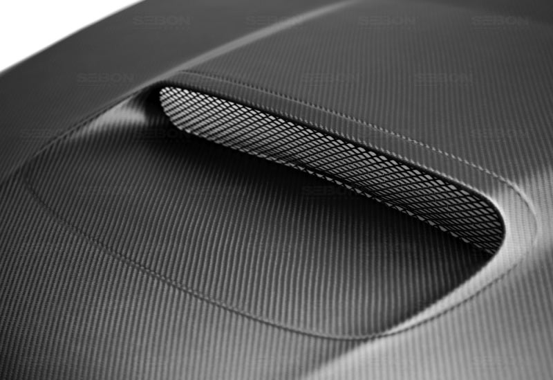 Seibon 08-09 Subaru WRX/STi OEM Dry Carbon Fiber Hood