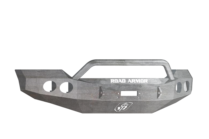 Road Armor 11-16 Ford F-250 Stealth Front Winch Bumper w/Pre-Runner Guard - Raw