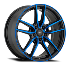 Load image into Gallery viewer, Konig Myth 18x8 5x112 ET43 Gloss Black w/ Blue Tinted Clearcoat