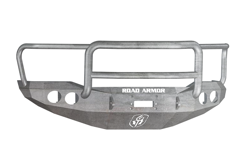 Road Armor 07-13 Toyota Tundra Stealth Front Winch Bumper w/Lonestar Guard - Raw