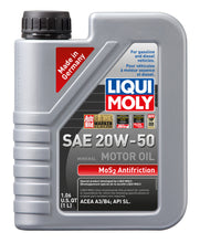 Load image into Gallery viewer, LIQUI MOLY 1L MoS2 Anti-Friction Motor Oil 20W-50