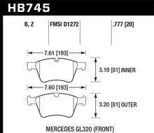 Load image into Gallery viewer, Hawk 05-11 Mercedes-Benz G55 AMG HPS 5.0 Street Front Brake Pads