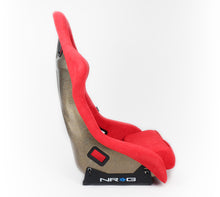 Load image into Gallery viewer, NRG FRP Bucket Seat ULTRA Edition - Large (Red Alcantara/Gold Glitter Back)