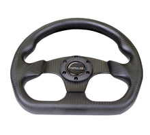 Load image into Gallery viewer, NRG Carbon Fiber Steering Wheel (320mm) Flat Bottom Matte Black Carbon