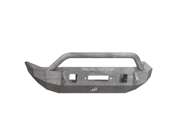 Road Armor 18-20 Jeep Wrangler JL Stealth Front Winch Bumper w/Pre-Runner Mid Width - Raw