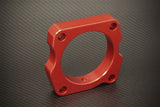 Torque Solution Throttle Body Spacer (Red): Honda Accord Crosstour 2010+