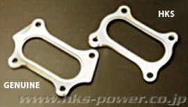 HKS 11 Honda CR-Z 75mm Bore Metal 1.2mm Stopper Head Gasket Set w/ Exhaust Manifold Gasket (CR 8.4)