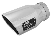 Load image into Gallery viewer, aFe Diesel Exhaust Tip Bolt On Black 5in Inlet x 7in Outlet x 12in - Right