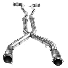 Load image into Gallery viewer, Kooks 08-09 Pontiac G8 GT/GXP LS2/LS3 6.0L/6.2L 3in In x 2 1/2in OEM Out Cat X Pipe made in SS